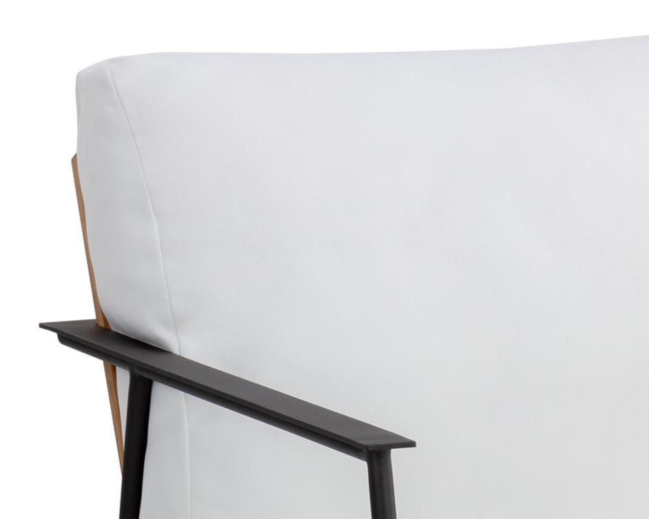 MILAN ARMCHAIR - STINSON WHITE by Sunpan