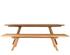 charles bench in natural beechwood and walnut fini by Nuans Design