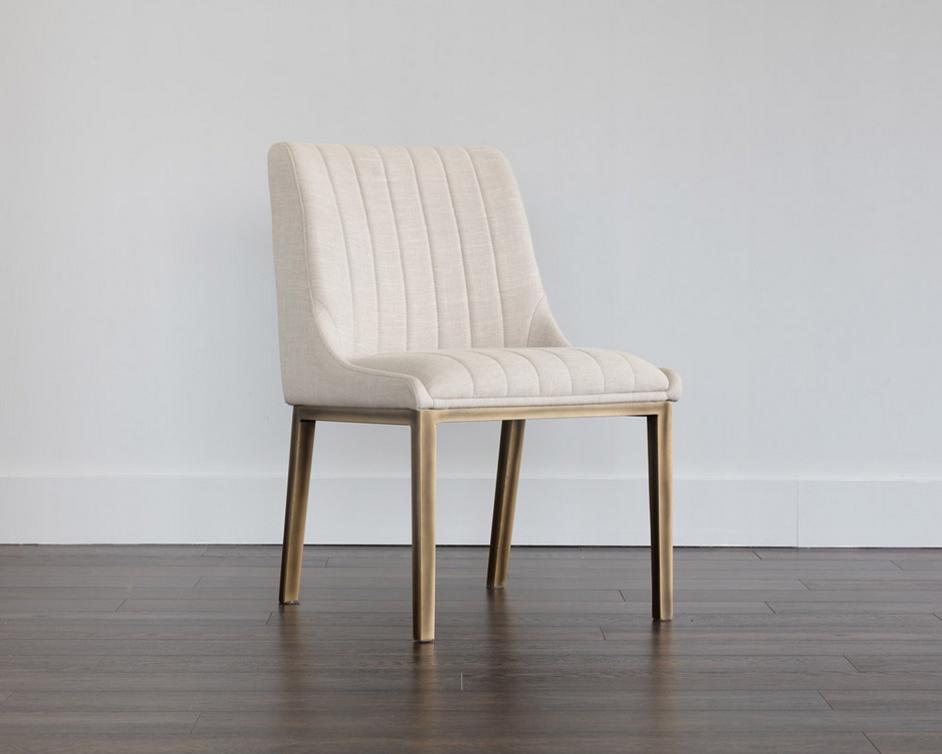 Halden Dining Chair - Beige Linen by Sunpan