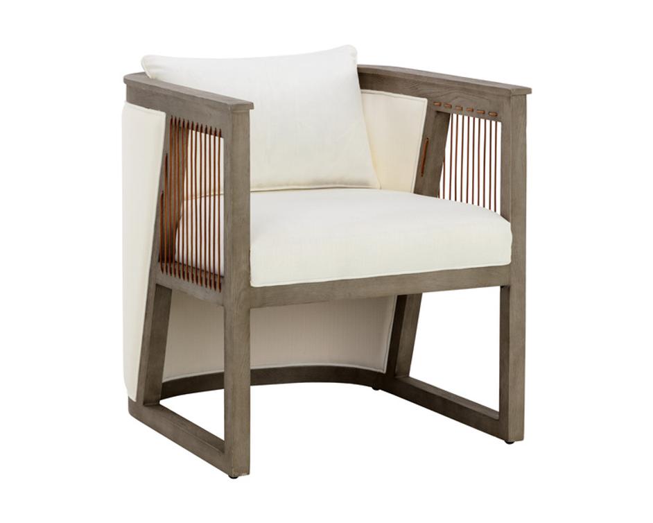SALA LOUNGE CHAIR - LINOSO IVORY by Sunpan