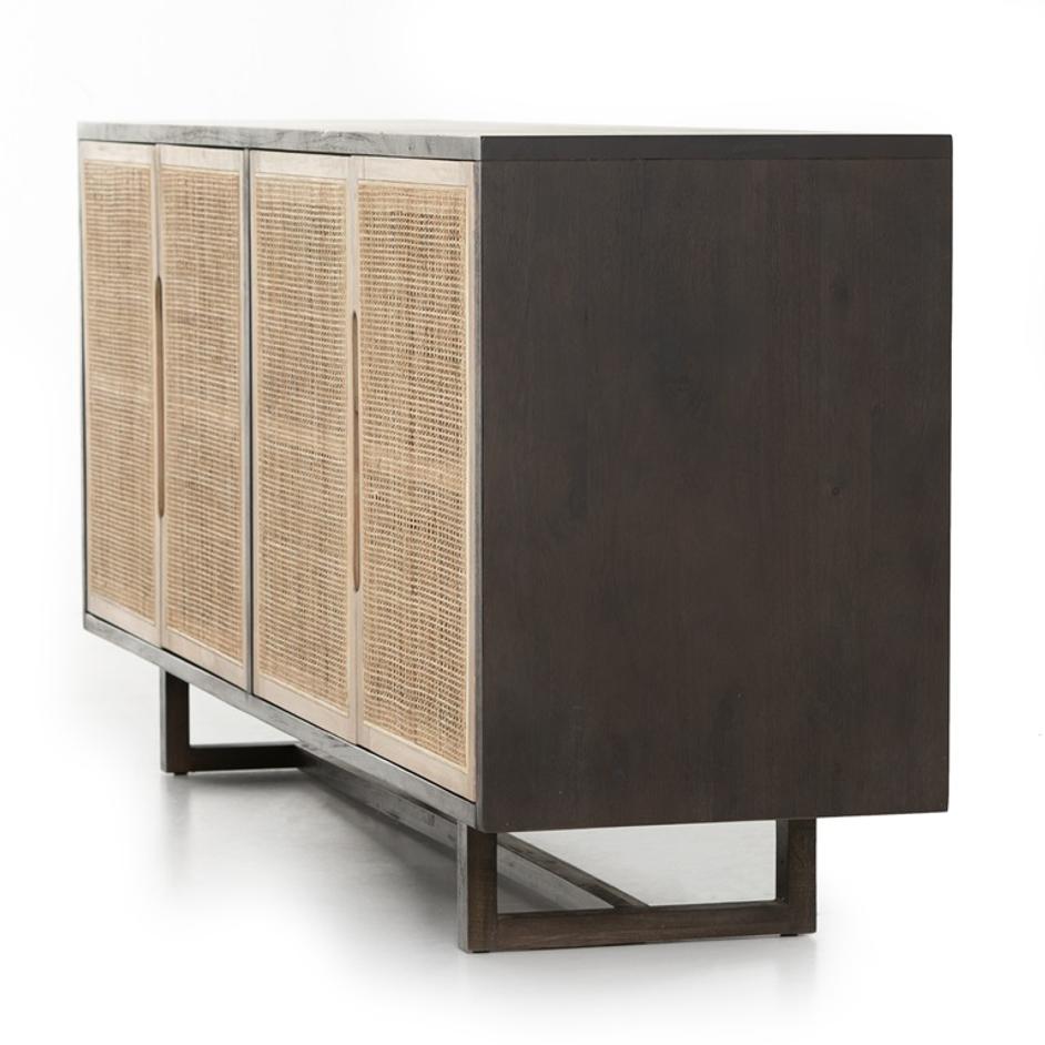 Clarita Sideboard In Black Mango by FOUR HANDS