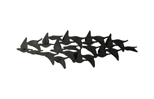 Flock Of Birds Wall Art, Black by Phillips Collection