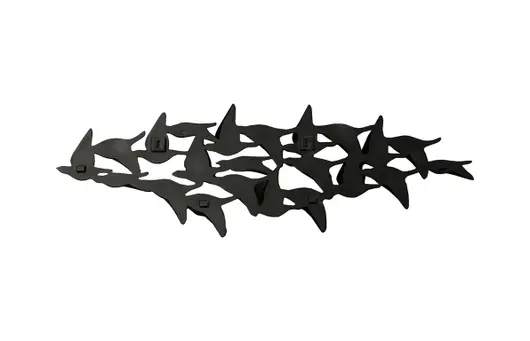 Flock Of Birds Wall Art, Black by Phillips Collection
