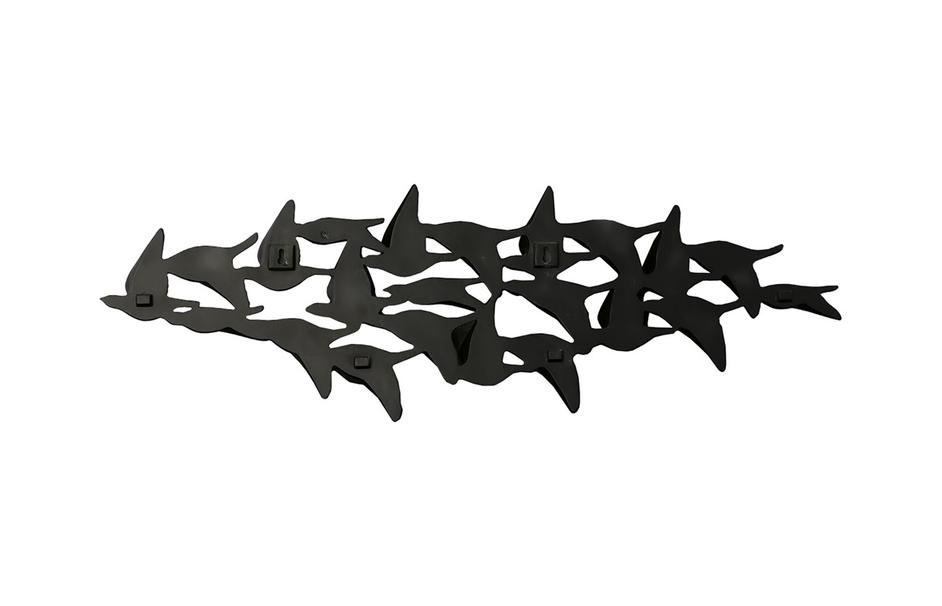 Flock Of Birds Wall Art, Black by Phillips Collection