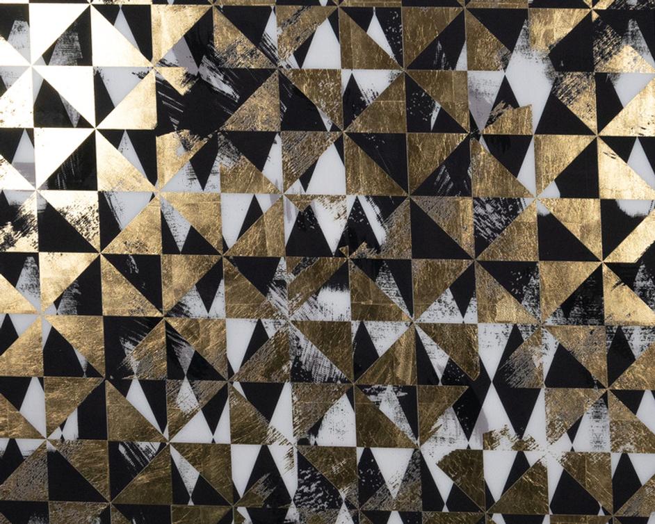 OVERPRINT (SET OF 2) - 38" X 48" - BLACK FRAME by Sunpan