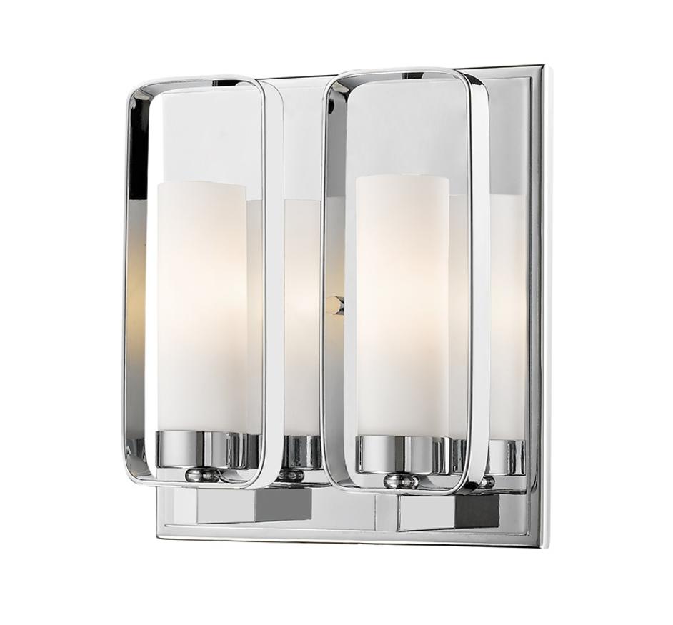 Aideen 2 Light Wall Sconce in Chrome Finish by Z-Lite
