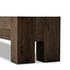 Abaso Large Accent Bench In Ebn Rstic by FOUR HANDS
