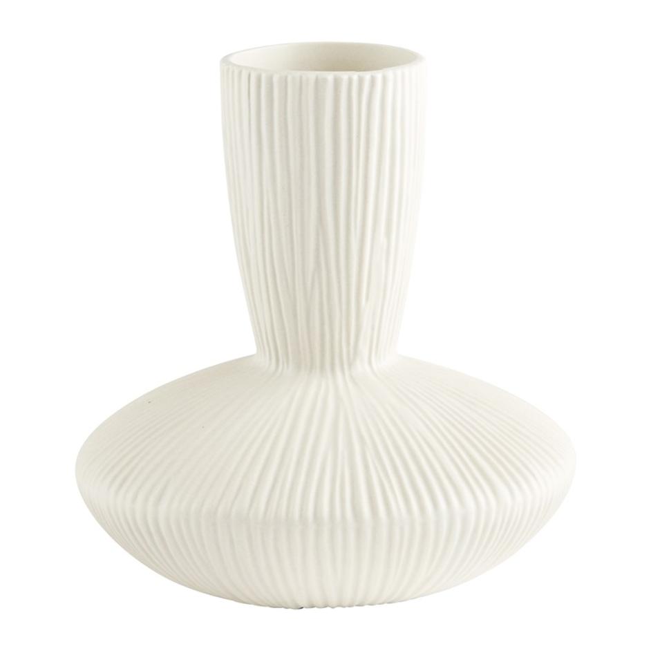 Echo Vase | White - Small by Cyan Design