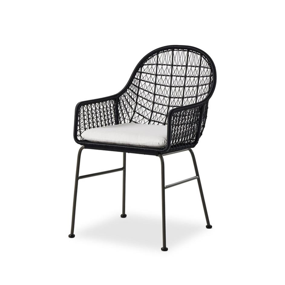 Bandera Outdoor Woven Dining Chair - Stinson White by Four Hands