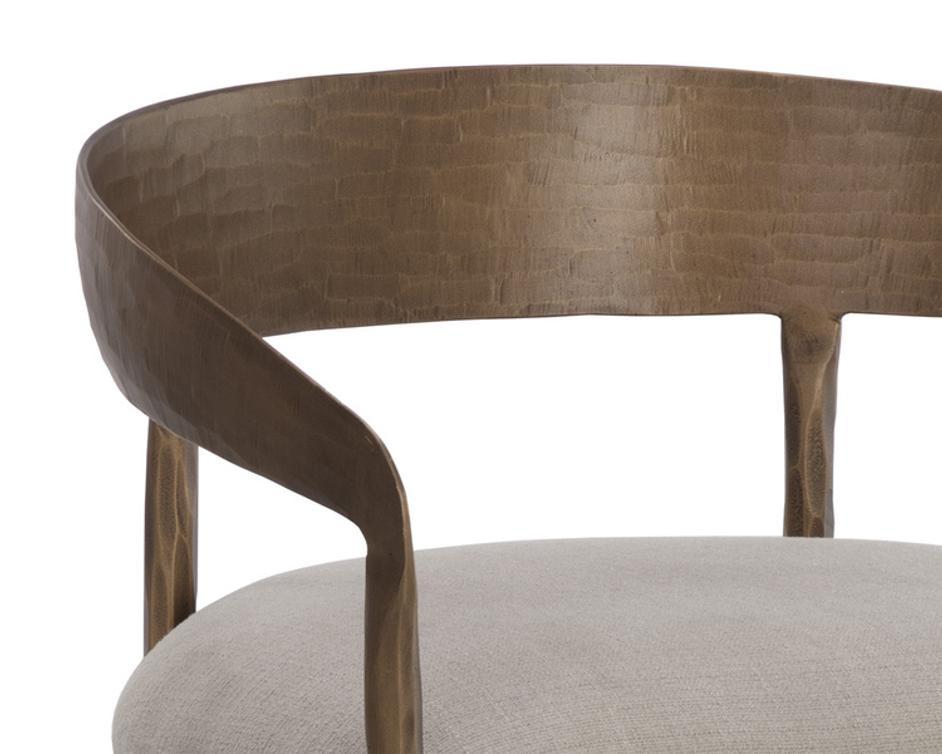 ZANATTA COUNTER STOOL - ZENITH TAUPE GREY by Sunpan