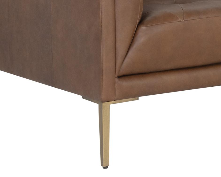 Westin Sofa - Vintage Caramel Leather by Sunpan