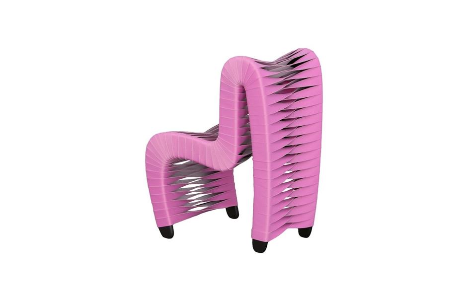 Seat Belt Chair, Kid Sized, Pink by Phillips Collection