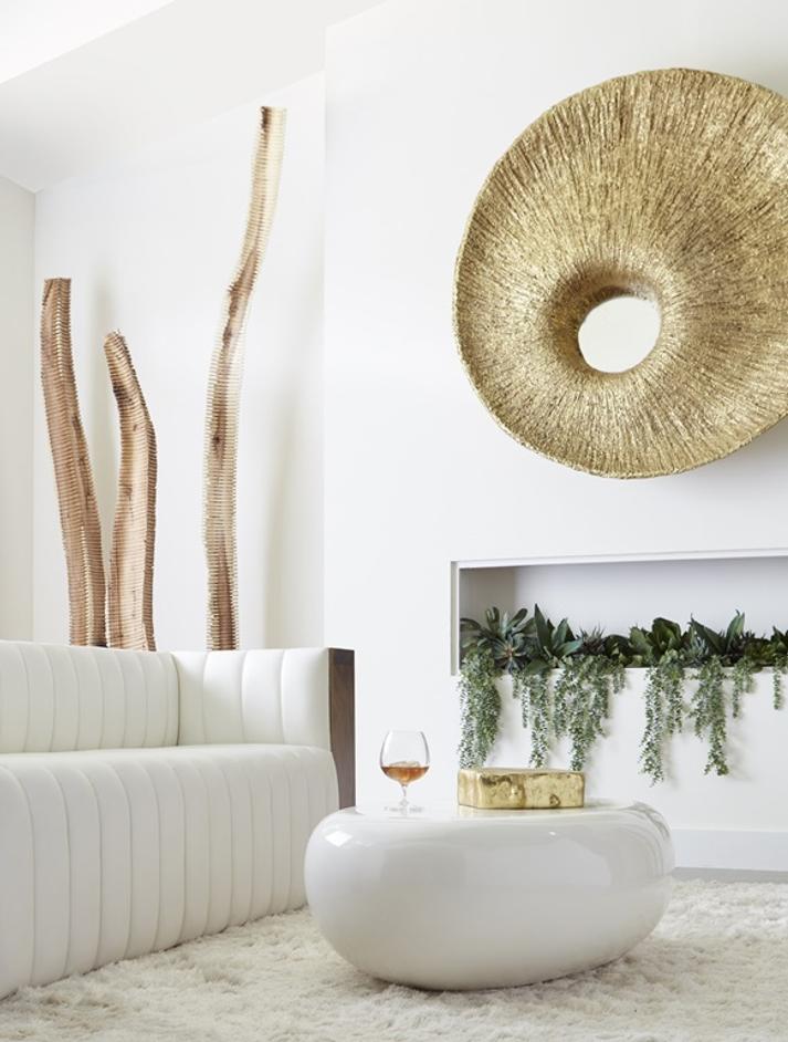 Convergence Mirror, Resin, Gold Leaf by PHILLIPS COLLECTION