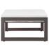 Tyche Outdoor Patio Ottoman In Brown White by Modway Furniture
