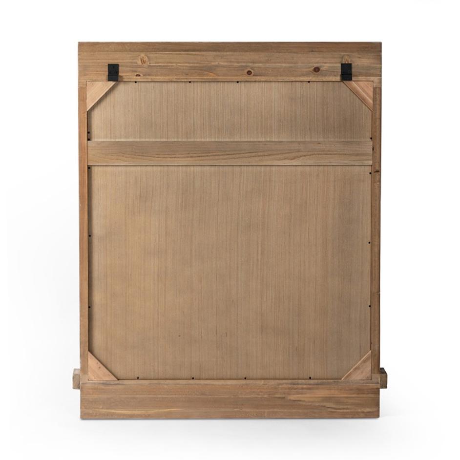 Ledge Wall Mirror - Distressed Light Pine by Four Hands