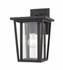 Seoul 1 Light Outdoor Wall Sconce in Oil Rubbed Bronze Finish by Z-Lite