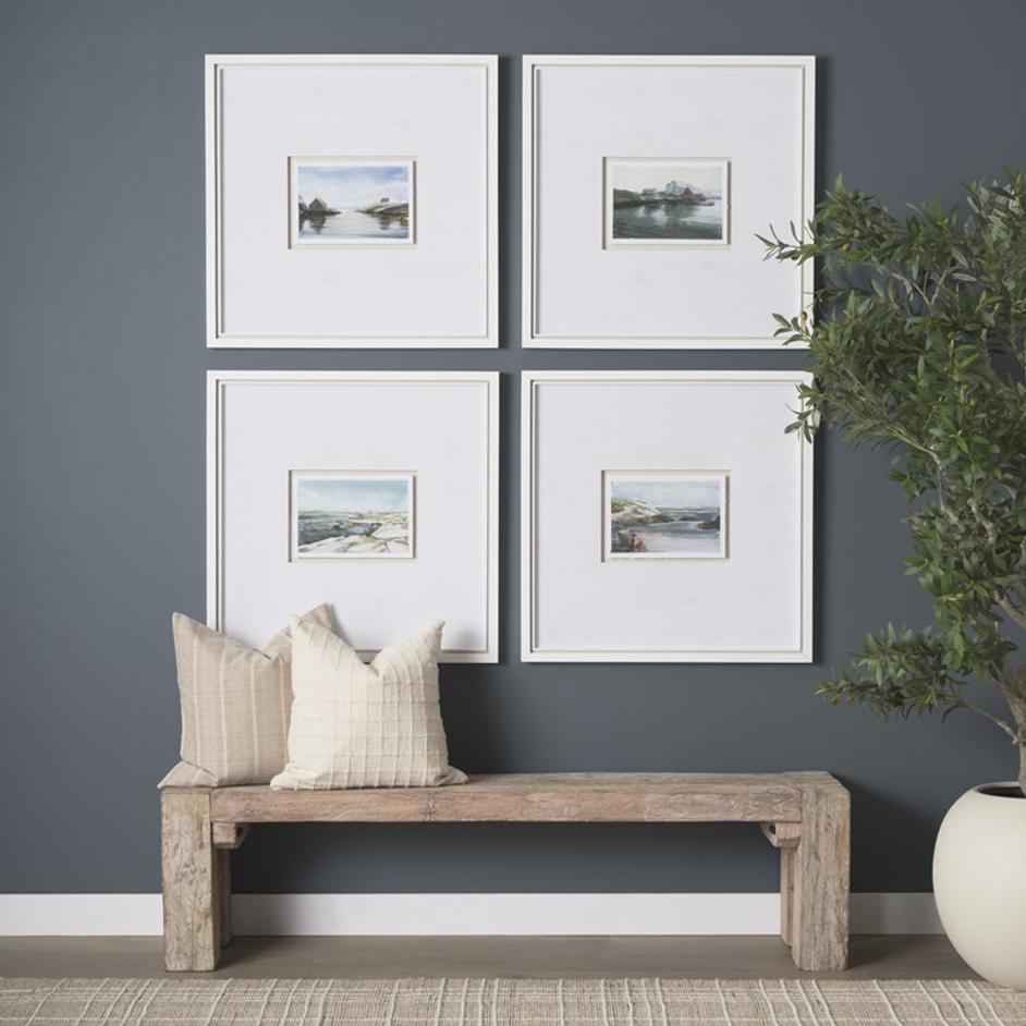 McArthur Whitewash Reclaimed Wood Bench by Mercana