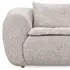 Ember Upholstered Sofa Cream White by Classic Home
