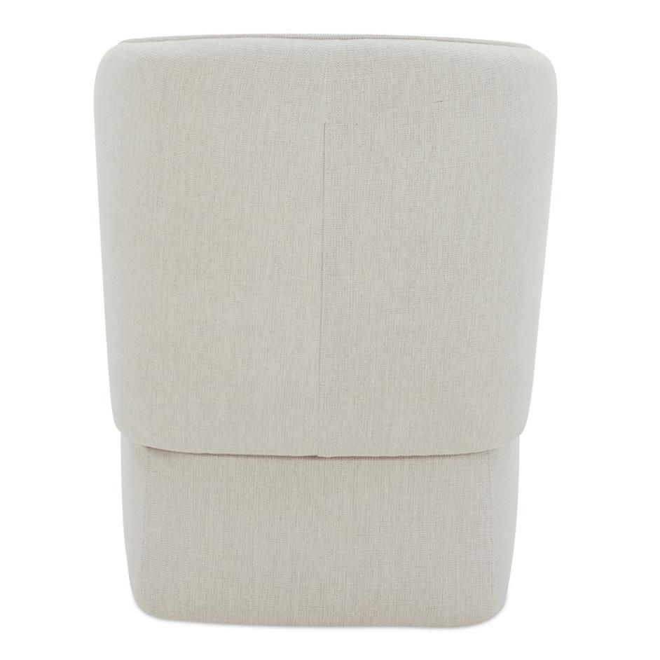 Larson Rolling Dining Chair Heather Grey by Moes Home