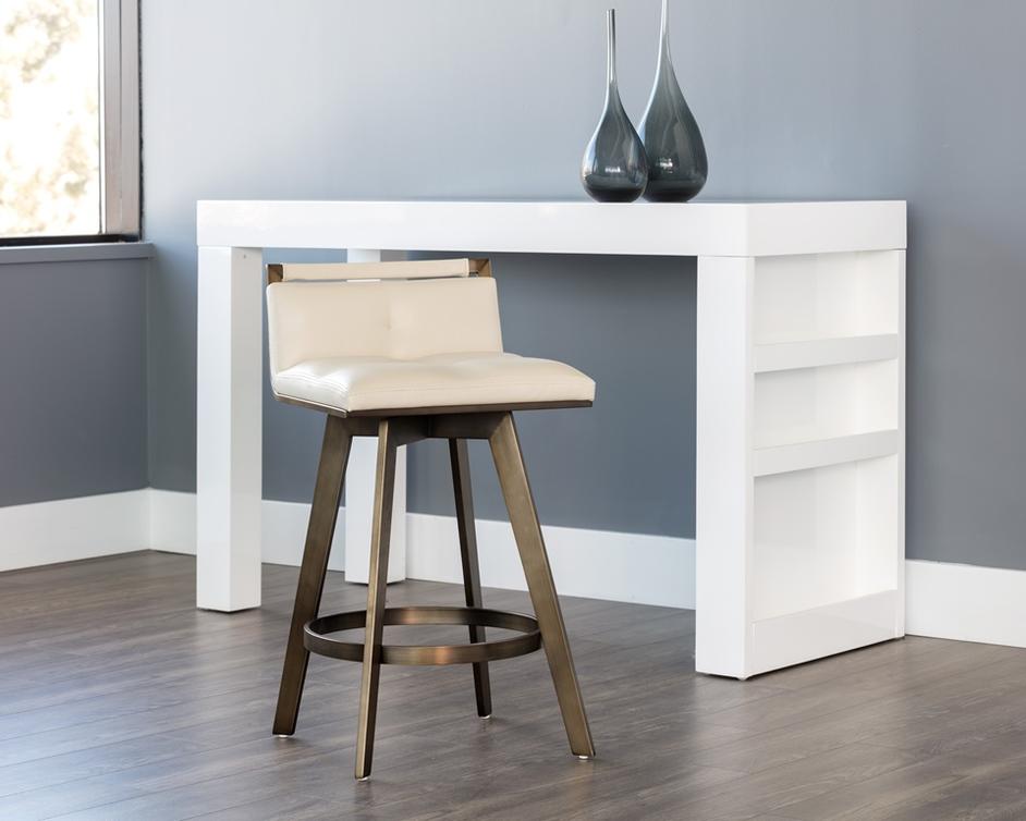 Arizona Swivel Counter Stool - Castillo Cream by Sunpan