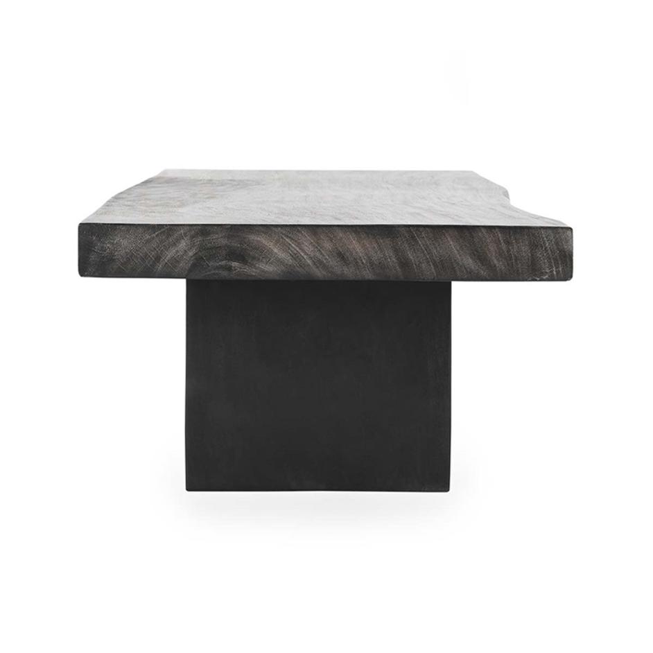 60" Coffee Table Black by Classic Home