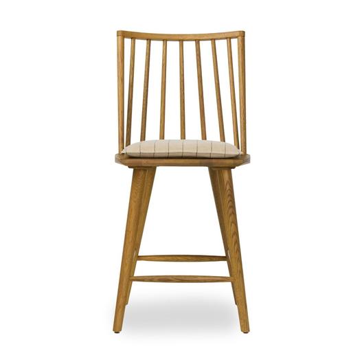 Lewis Windsor Bar + Counter Stool - Lavon Flint by Four Hands