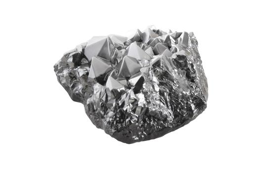 Cast Crystal Tabletop Accent, Liquid Silver, Large by PHILLIPS COLLECTION