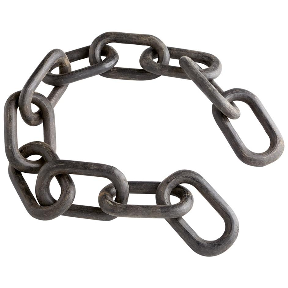 Cadena Sculpture in Black by Cyan Design