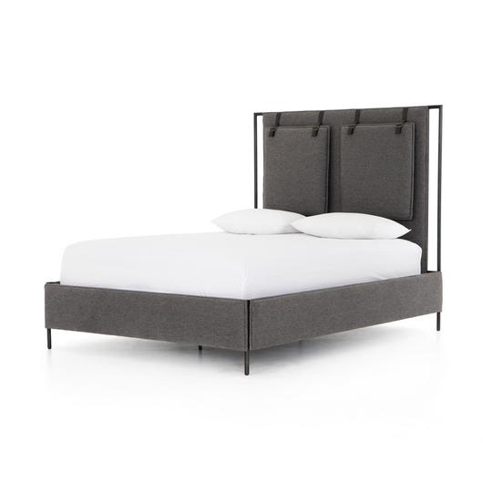 Leigh Bed In San Remo Ash In King by FOUR HANDS
