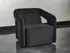 Kendrick Swivel Chair - Abbington Black by Sunpan