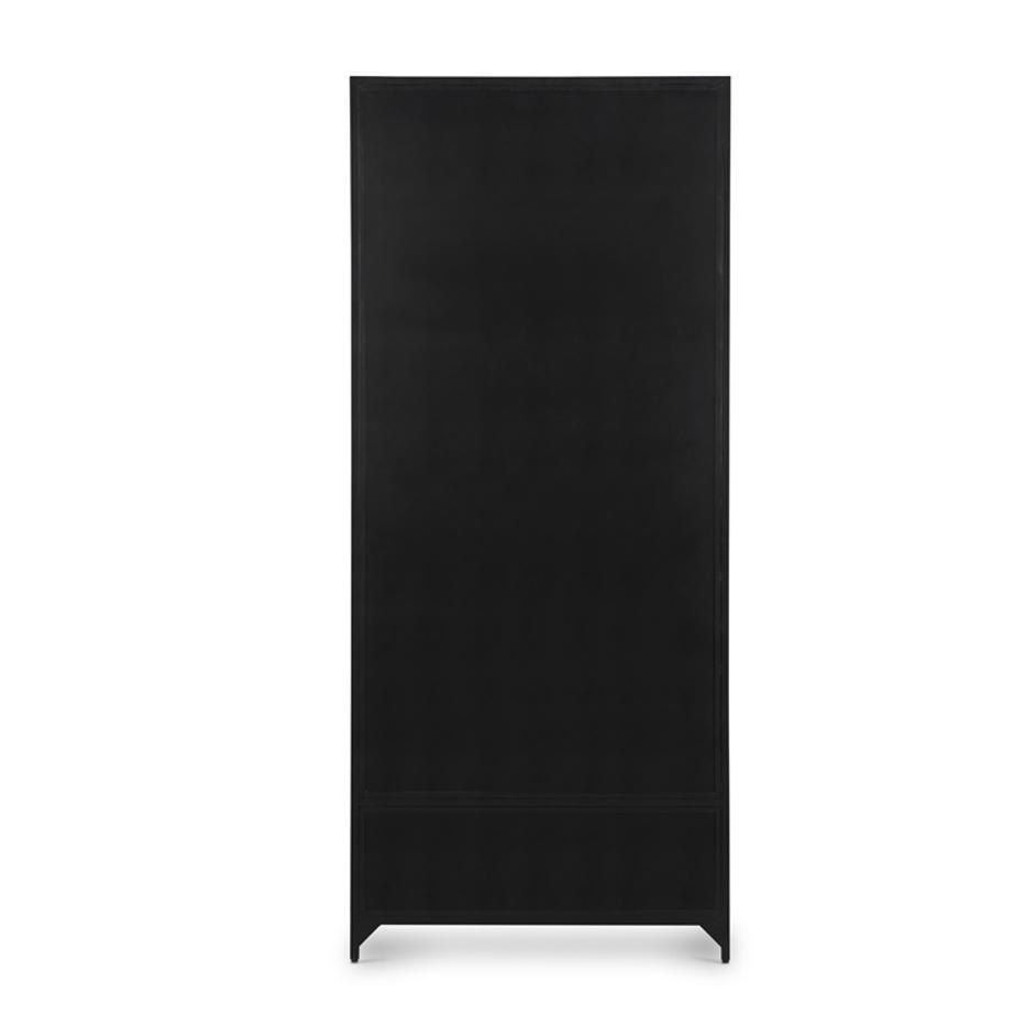 Shadow Box Cabinet In Black by FOUR HANDS