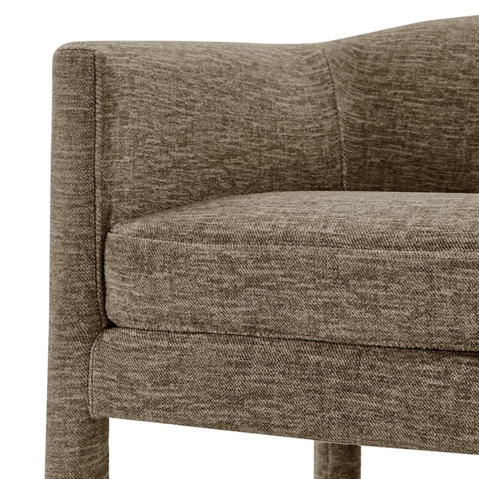 Jennifer Fabric Accent Arm Chair, Pasadena Taupe by New Pacific Direct