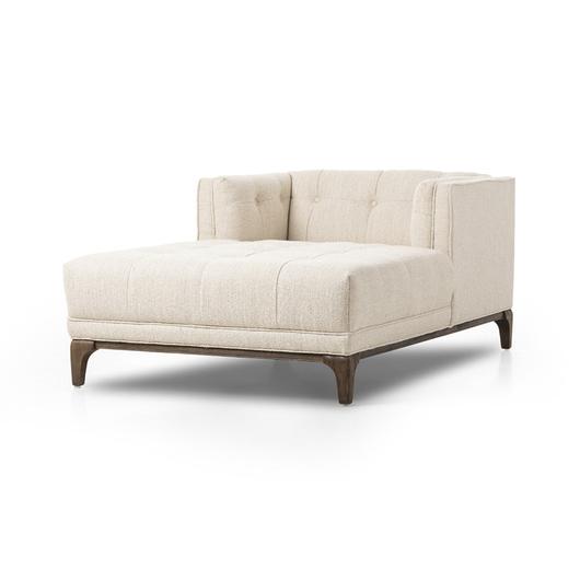 Dylan Chaise Lounge In Kerbey Taupe by Four Hands