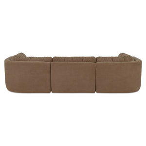 Matina Modular Sofa in Taupe Chenille