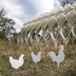 Modern Rooster Silhouette