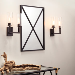 Xander Iron Rectangle Wall Mirror