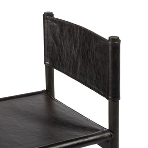 Kena Dining Chair In Charcoal Parawood