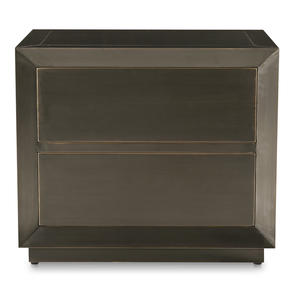 Moe's Dawson Nightstand in Deep Bronze