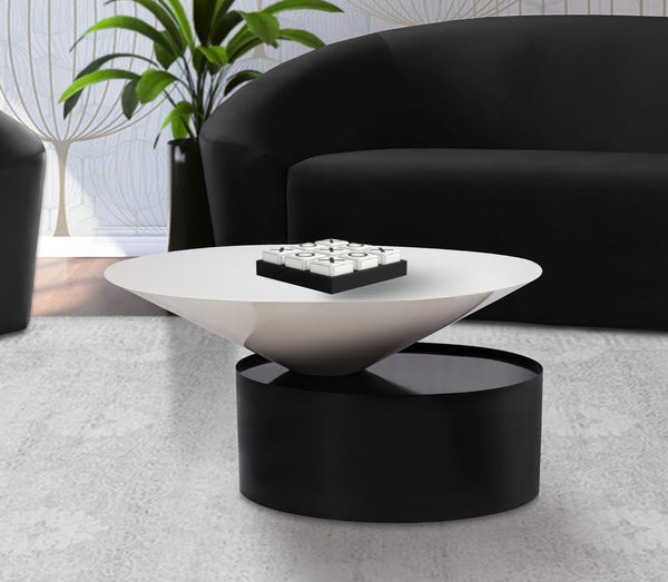 Abel Coffee Table In White and Black