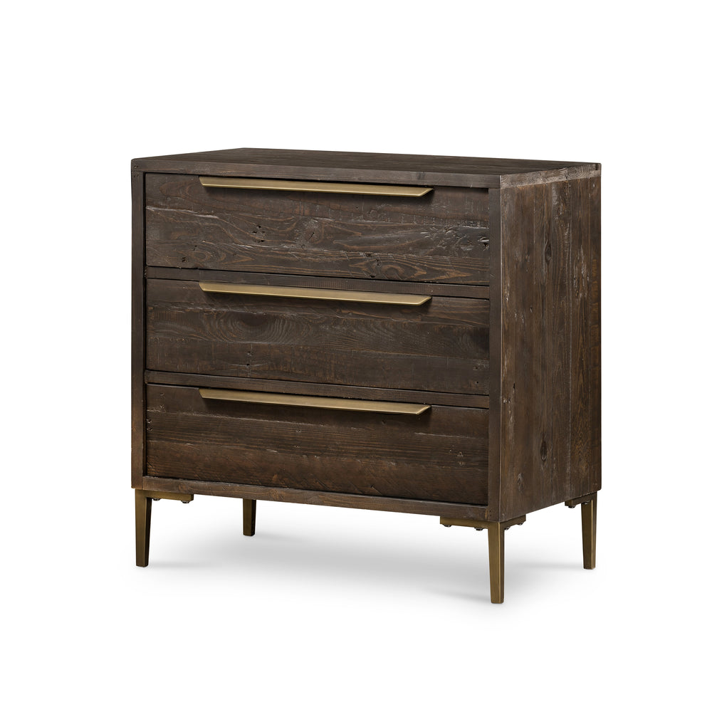 Wyeth 3 Drawer Dresser-Dark Carbon