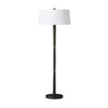 Fernando Floor Lamp In Forged Black Aluminum