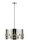 Oberon 4 Light Pendant in Chrome  Finish