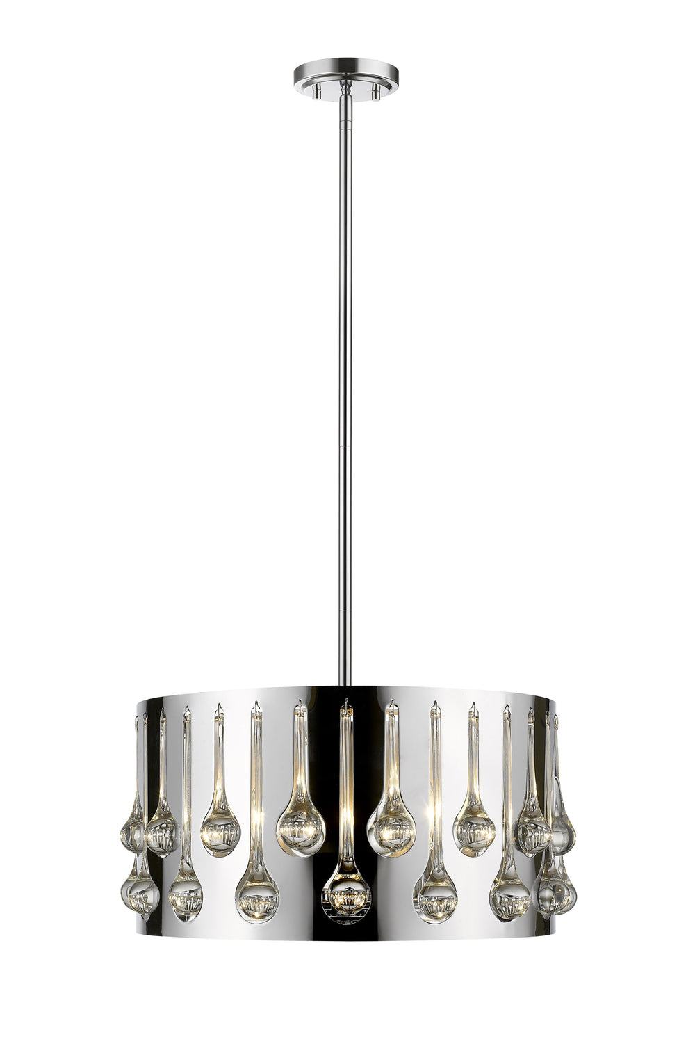 Oberon 4 Light Pendant in Chrome  Finish