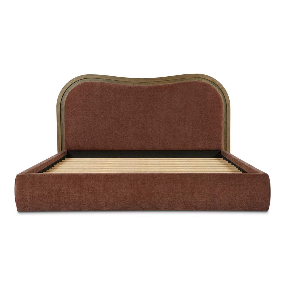 Moe's Camilla Queen Bed in Chestnut Finish