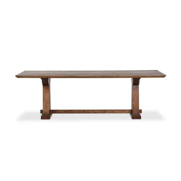 Ashwin Dining Table in Brown Oak