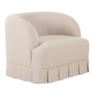 Moe's Maren Swivel Chair in Beige