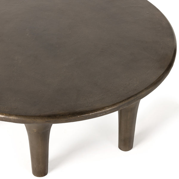 Kelden Coffee Table In Aged Bronze