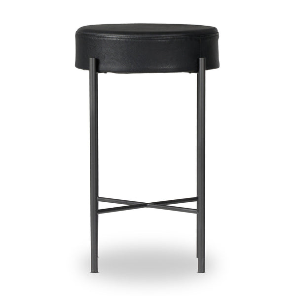 Nocona Bar + Counter Stool - Black Leather