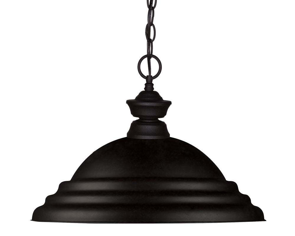 Pendant Lights 1 Light Pendant in Matte Black Finish