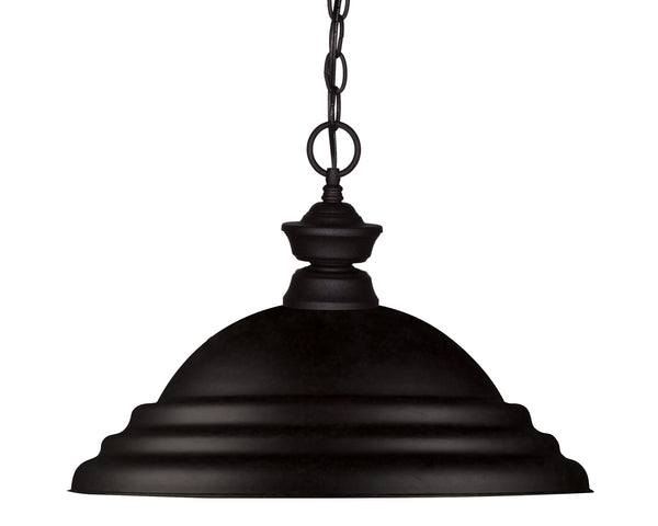 Pendant Lights 1 Light Pendant in Matte Black Finish